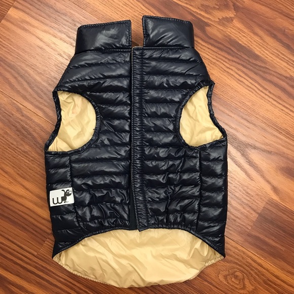 Pet dog blue puffer coat - Picture 1 of 2